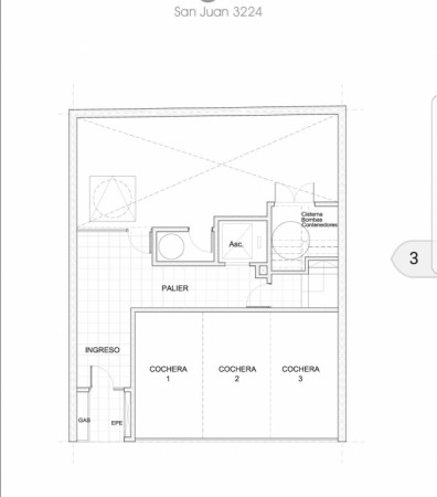 VENTA DEPARTAMENTO SAN JUAN 3224 DE UN DORMITORIO