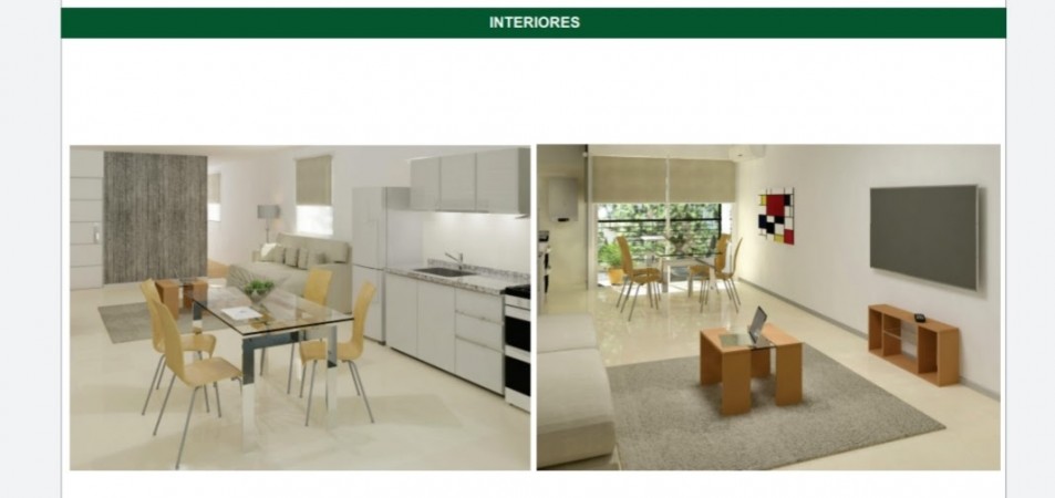 Modernos departamentos desde monoambiente a tres dormitorios
