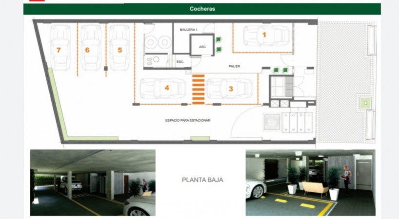 Modernos departamentos desde monoambiente a tres dormitorios