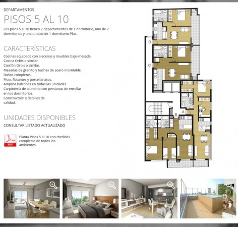MB Negocios Inmobiliarios Vende San Lorenzo 1479 Unidades 1 y 2 dormitorios. Monoambientes. Piscina Y Solarium, Cocheras
